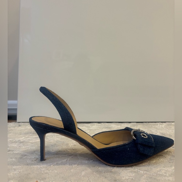 Veronica Beard Roxy Denim Slingback Pump - Picture 6 of 6